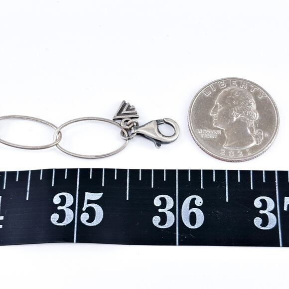 Vintage Silpada Sterling Silver 925 Oval Link Necklace 36" N1506 - Picture 4 of 5